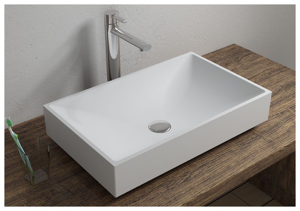 V42 Накладная раковина на столешницу  прямоугольная Aquanet  - Вид №4