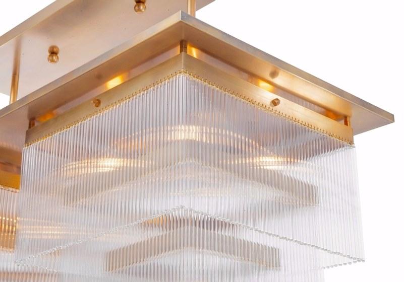 Patinas Lighting Люстра из латуни и стекла Monaco sun-id-1437839 - Вид №4