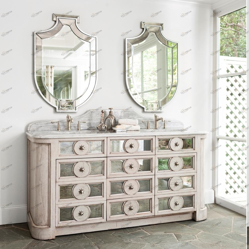 Комплект мебели STAR DOUBLE C ДВУМЯ РАКОВИНАМИ Ambella 24092110501