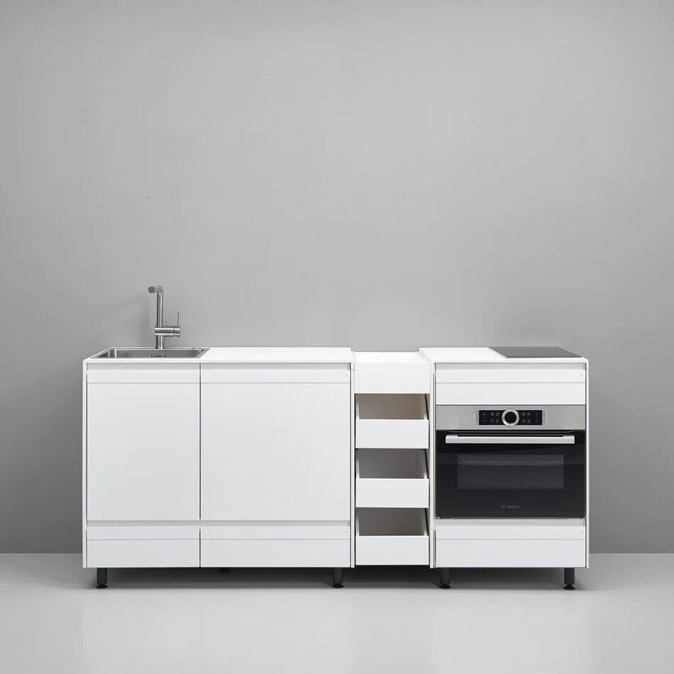 Линейная секционная кухня Stadtnomaden ARCH-00039780 - Вид №1