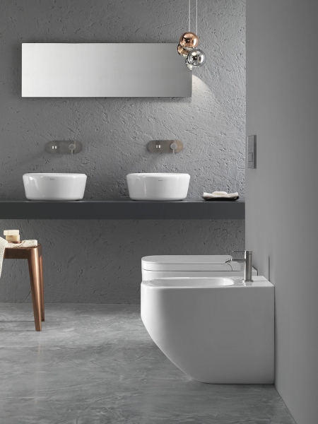 Y1F9 Рядом с стенкой Унитаз PURE RIM без оправы Hatria Y3AY01