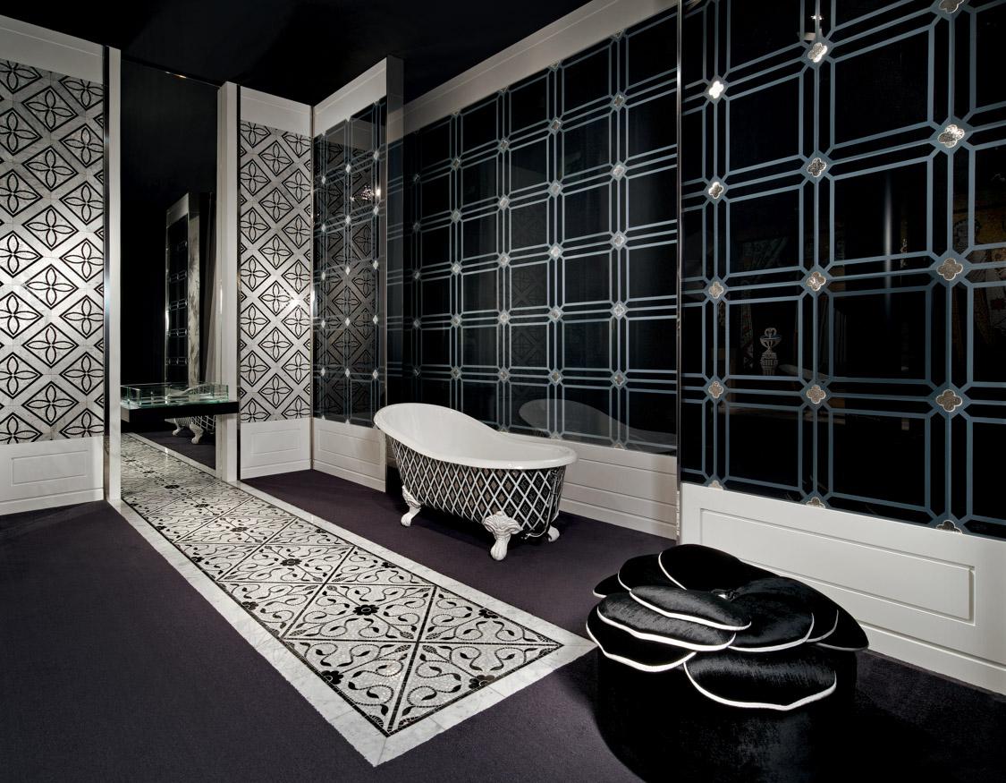 SICIS Nobilis Feather Black ДЕКОРАТИВНЫЙ VETRITE sun-id-1991093