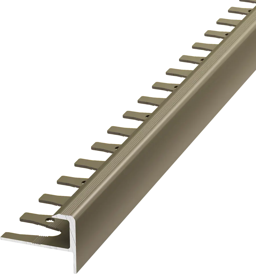 Гибкий профиль ALPROFI для ступеней в бронзовом цвете 270 см 18186501