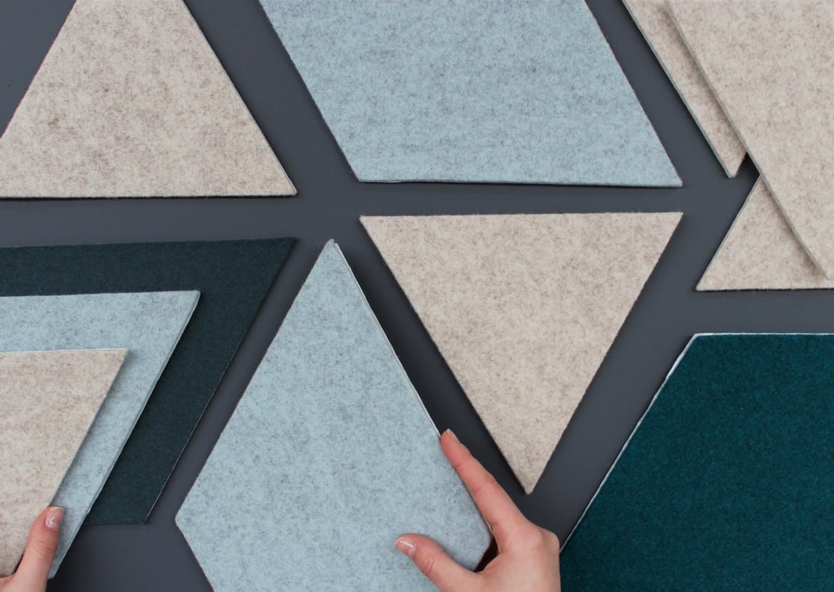 ПЭТ акустическая панель Slalom войлок ARCH-00126697 - Вид №10