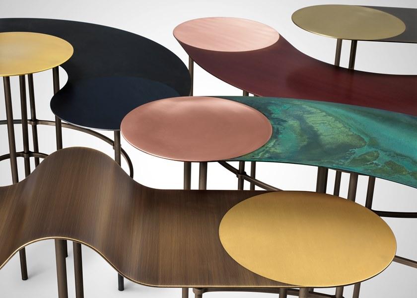 DE CASTELLI Журнальный столик из металла sun-id-1428128 - Вид №3