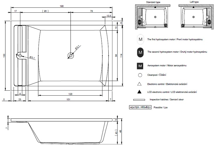 BZ7900564RZ1584 Ванна Riho Anna Santreyd - Вид №1