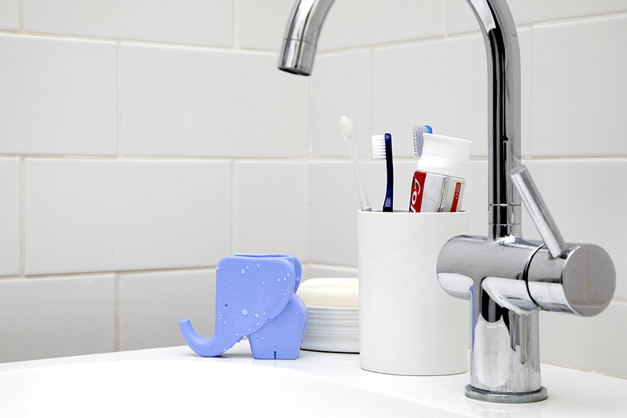 PE619 Емкость для ополаскивания рта jumbo jr. голубая Peleg Design  - Вид №5