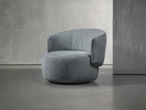 Piet Boon Поворотное тканевое кресло с подлокотниками Jane