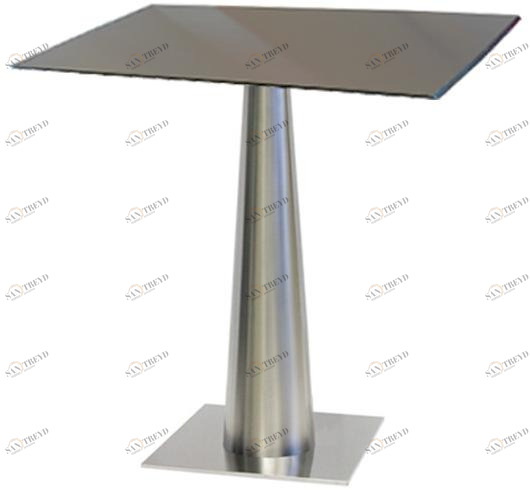 Vela Arredamenti Квадратный стол из нержавеющей стали Slicono sun-id-1374295