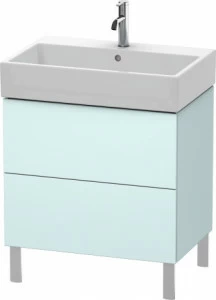 LC677600909 L-Cube Тумбочка напольная Светло-голубой матовый декор