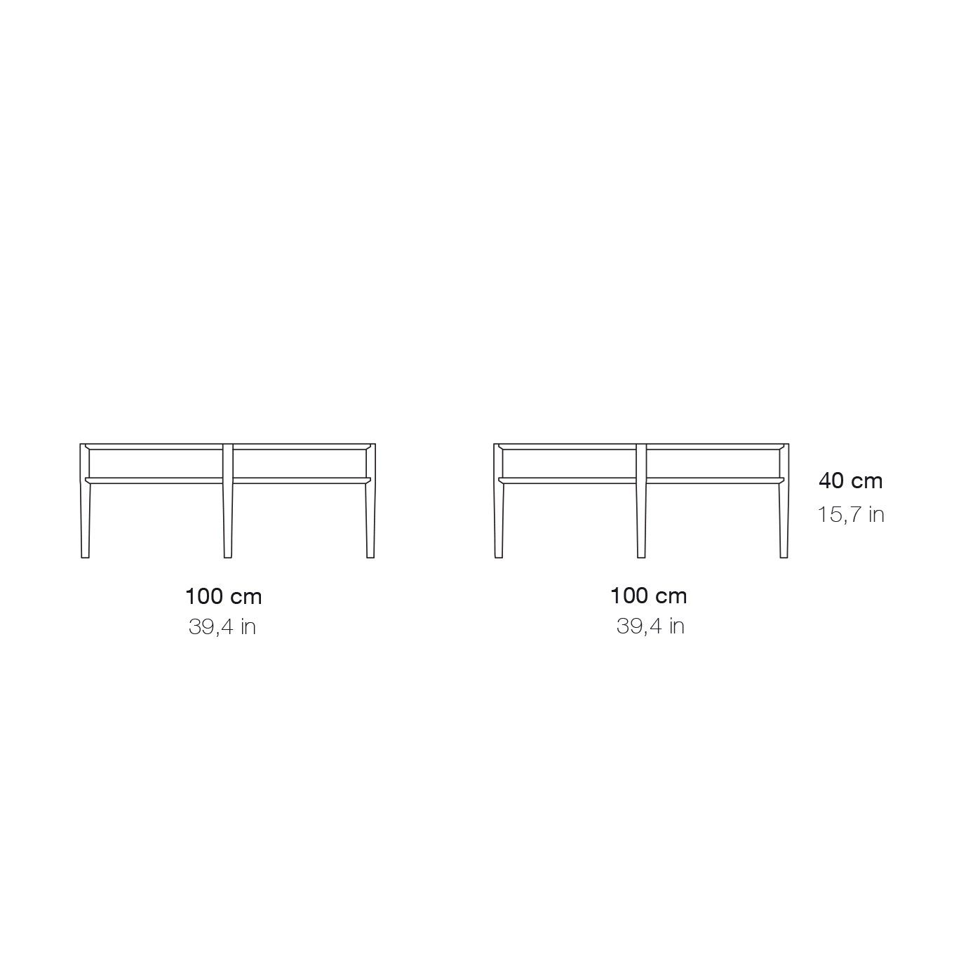 Деревянный квадратный журнальный столик Branca Lisboa NÍVEL ARCH-00144969 - Вид №5