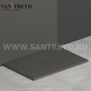 DT120AT Душевой поддон 120x80 керамический Globo