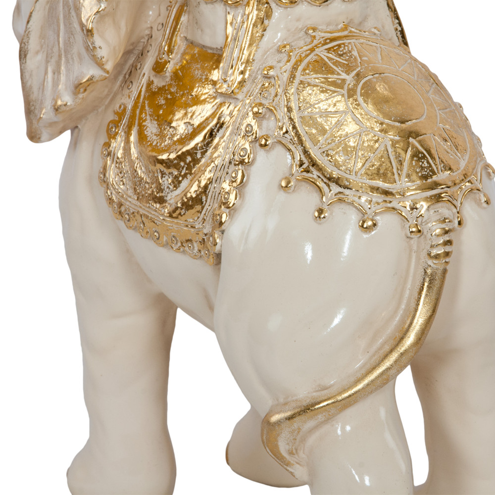 52077 Фруктовница-конфетница Слон Айрават Айвори BOGACHO 4627163961625 - Вид №6