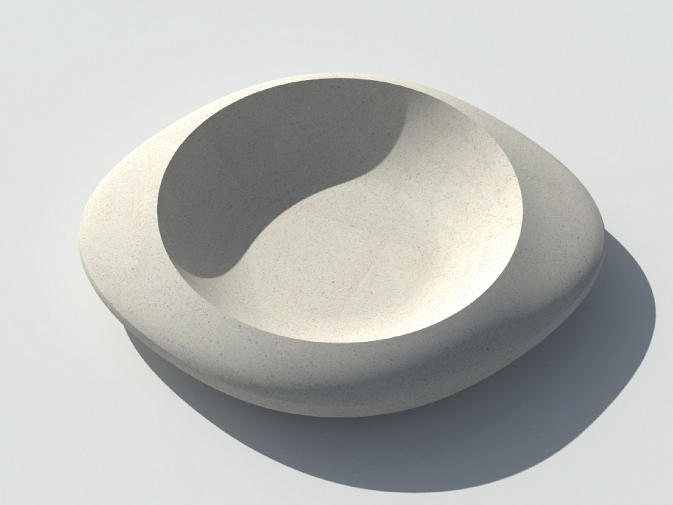 Реконструированный каменный круглый плантатор Viscio Urban Design Slender ARCH-00073874 - Вид №1