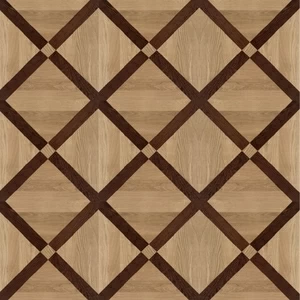 Напольное покрытие из дерева (инкрустация “wenge” из светлого дуба) ddgt58 rc we Devon Devon INTARSIA