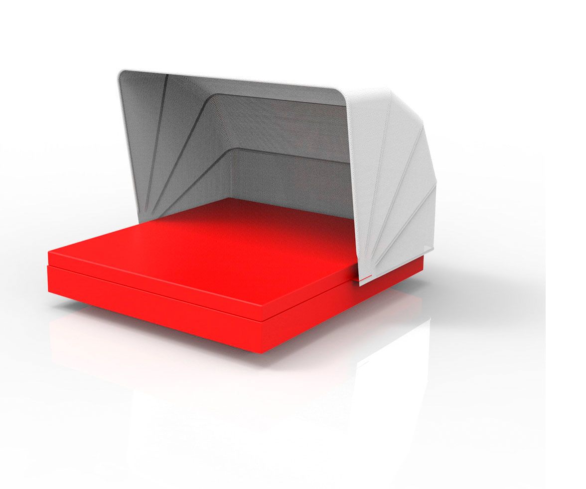 088218 Кровать cо складным навесом Vondom Vela - Вид №3