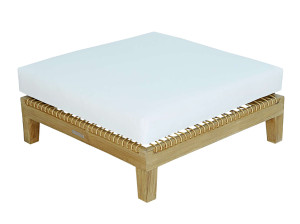 Квадратный садовый пуфик