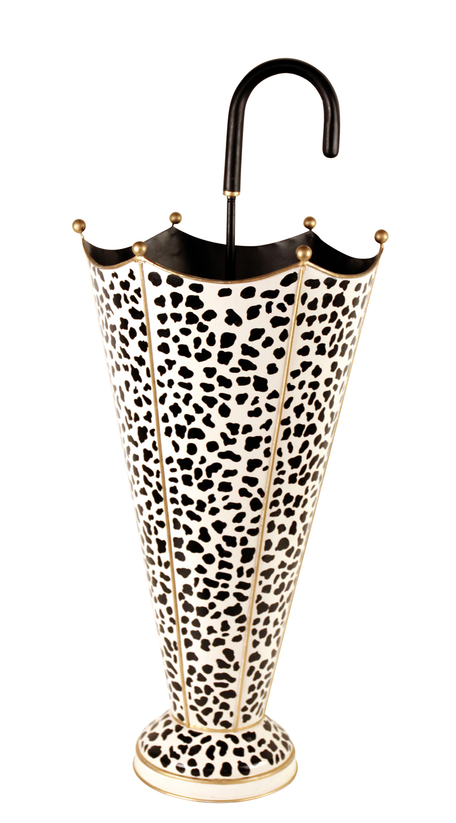 IN/GE/GGC276/CHEE Зонтичница, черно-белый, золото, металл, H: 58 cm W: 29 cm D: 31 cm G&C Santreyd 