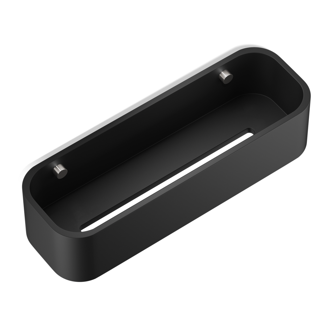 Душевая ёмкость STONE DCT30 DECOR WALTHER Черный матовый/матовая сталь 973865 