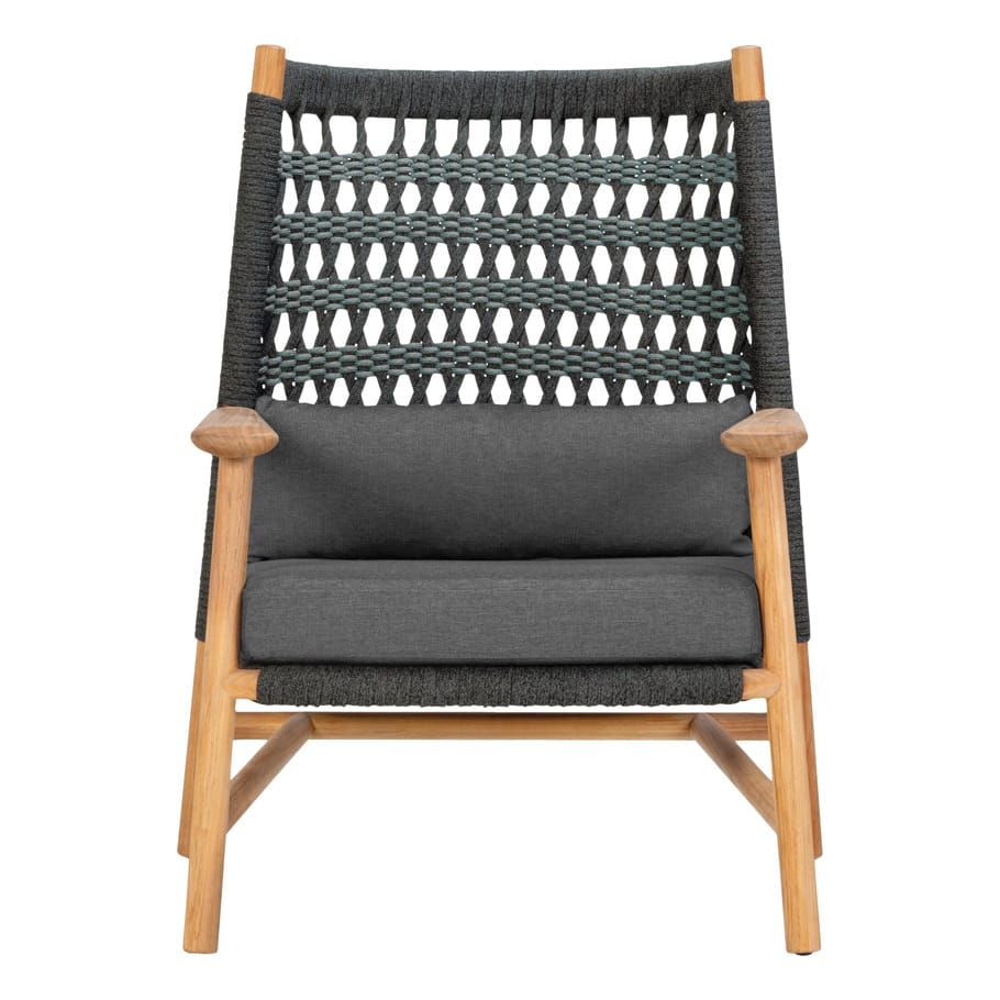 Кресло из морской веревки с высокой спинкой JANUS et Cie Anatra ARCH-00129299 - Вид №8