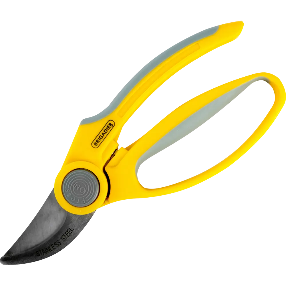 Секатор обводной для кустарников и вьющихся растений, сталь BRIGADIER STLM-2092673