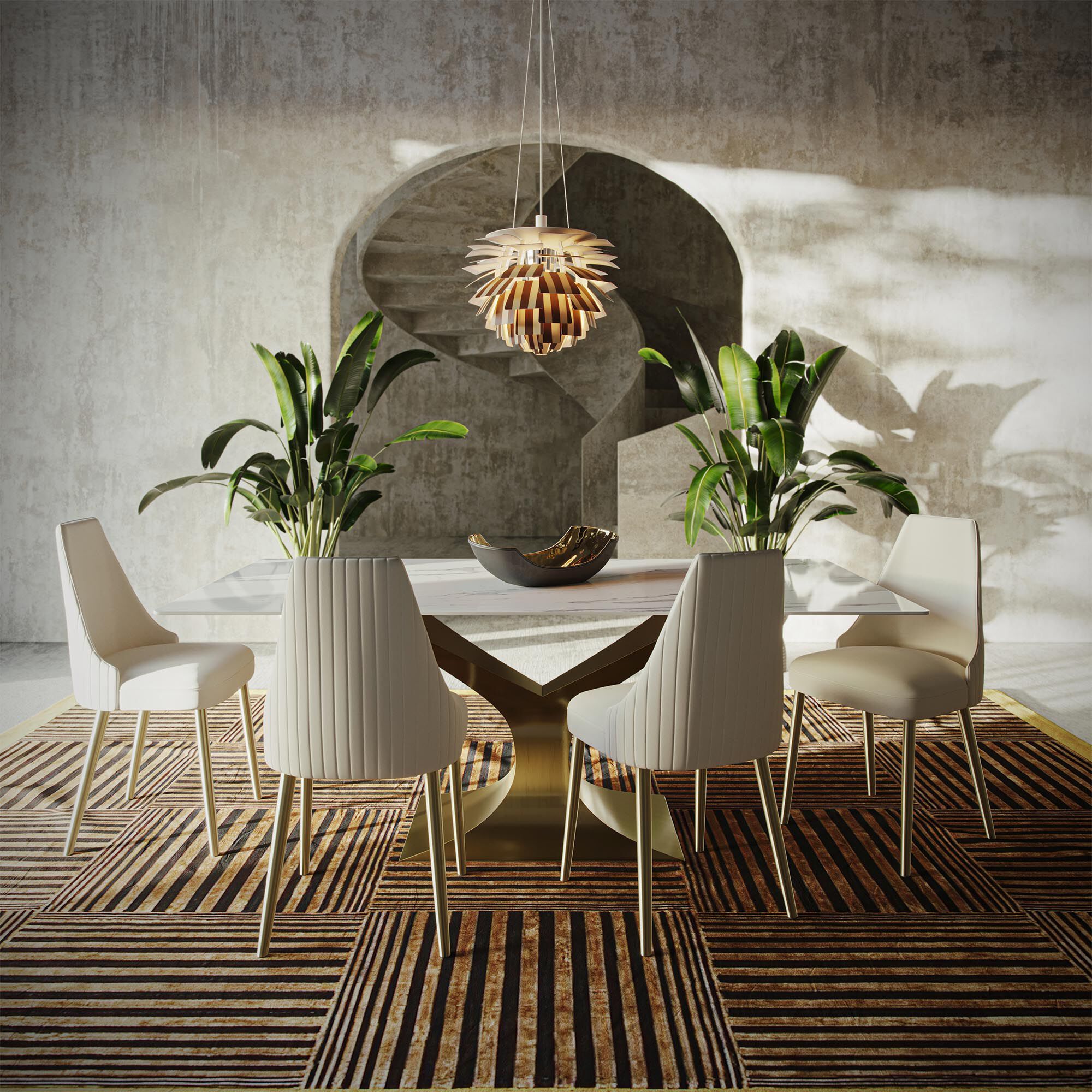 Стул из искусственной кожи GIULIA GRILLO COLLECTION ARCH-00051333 - Вид №3