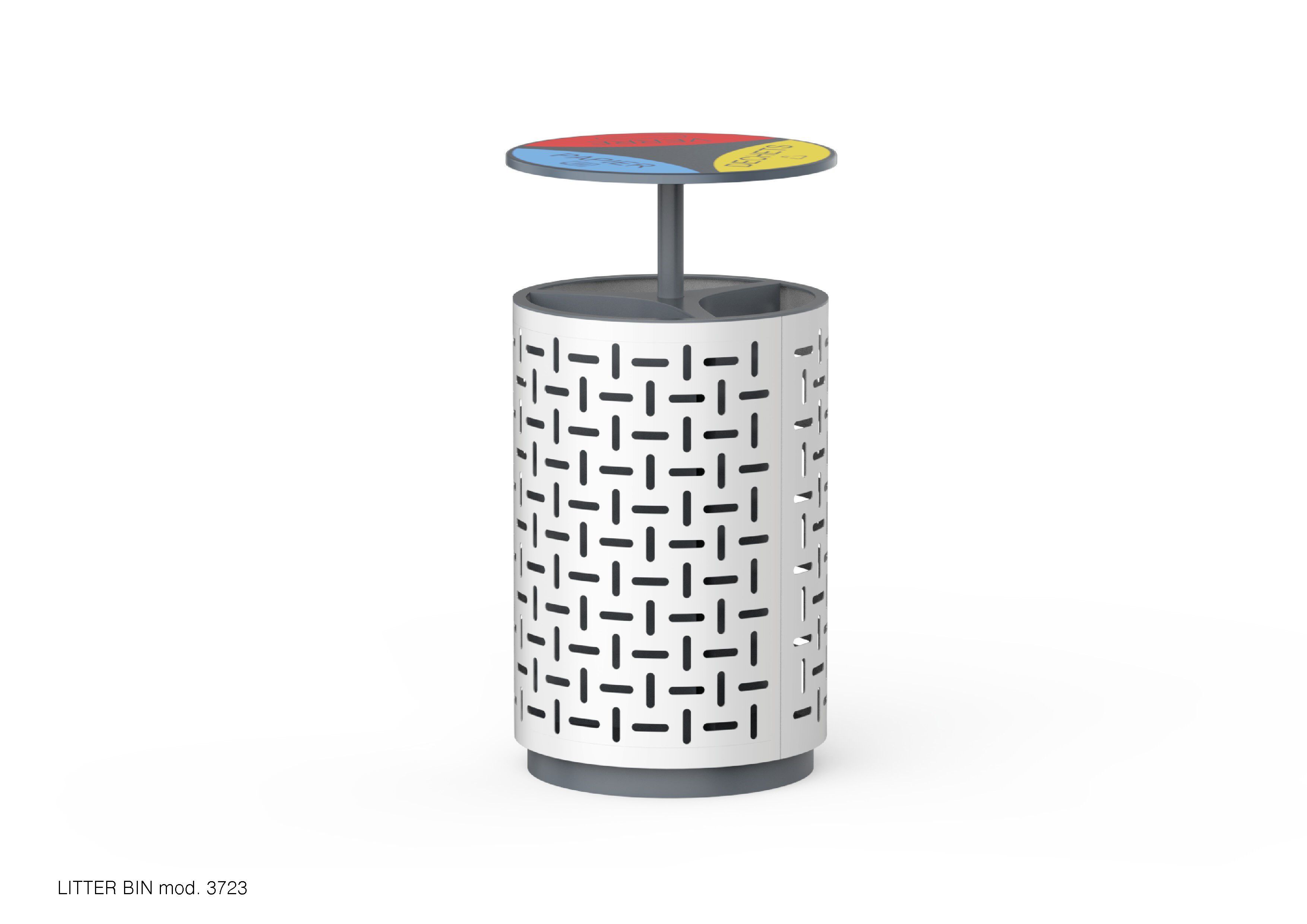 Стальные стойки для мусора на открытом воздухе CITYSì CASABLANCA ARCH-00120062 - Вид №2