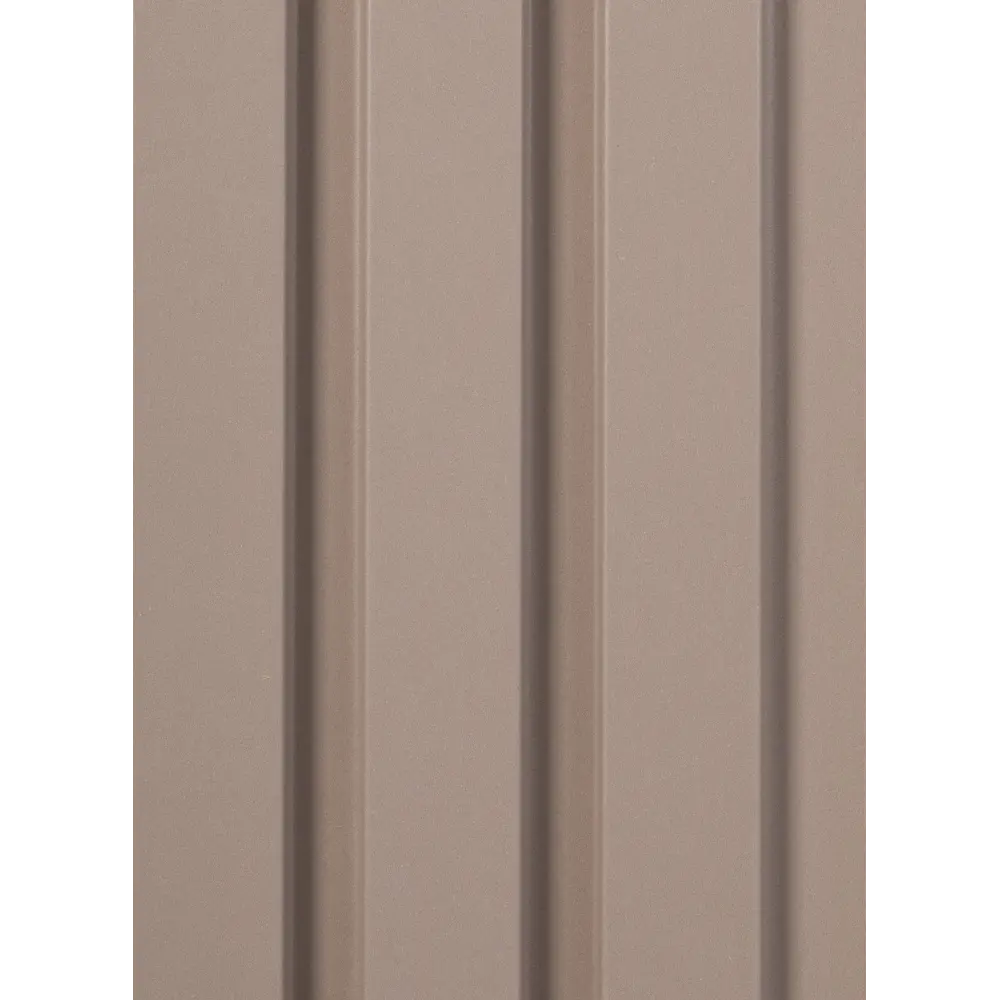 Реечная панель Рейки прямоугольник МДФ цвет мокко 2700x122x12 мм 4 шт Santreyd STLM-2207678 - Вид №5