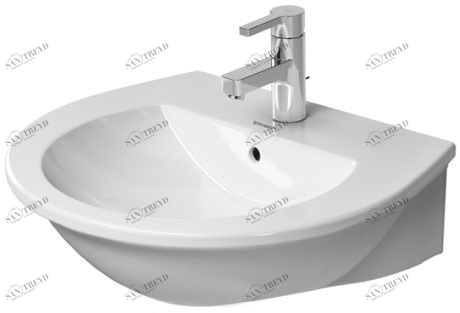 2621550000 Подвесная раковина настенная овальная Duravit Darling New