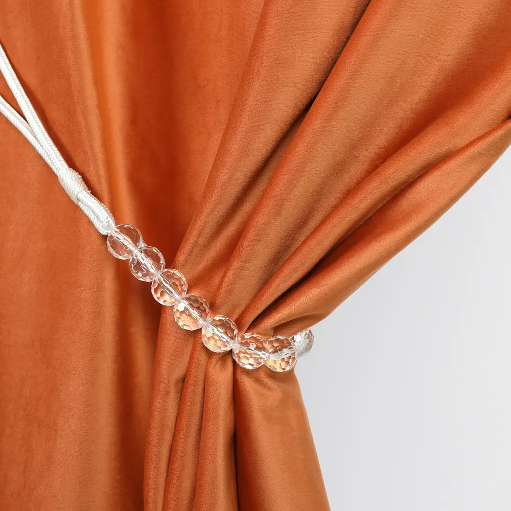 89337858 Подхват для штор Стразы 21041 70 см металл цвет белый STLM-1032425 Santreyd  - Вид №3