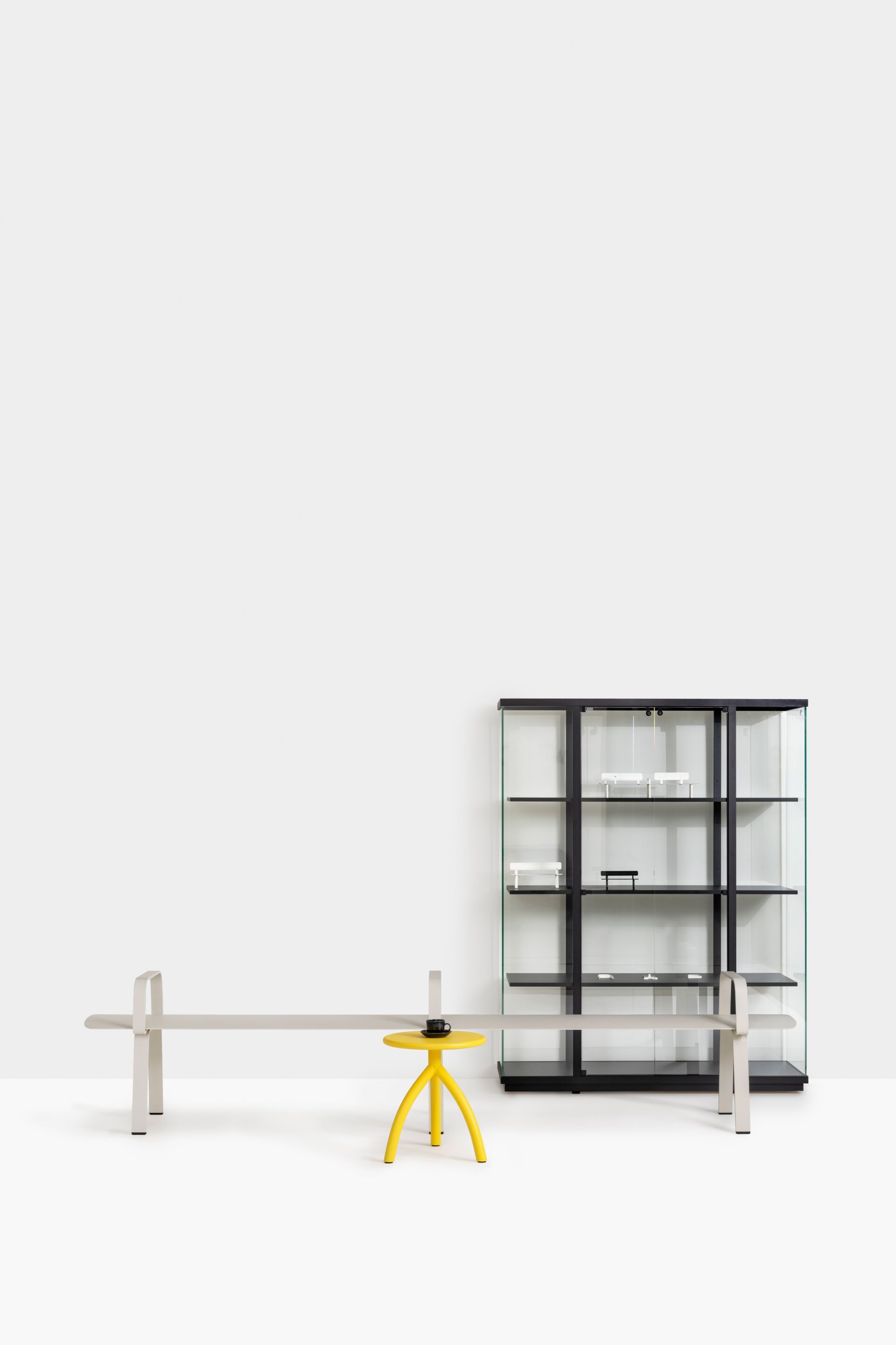 Стальная скамья с порошковым покрытием с USB-разъемом FUNCTIONALS BEN ARCH-00095925 - Вид №8