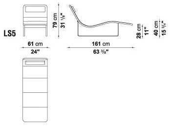 B&B Italia Шезлонг из мягкой ткани Landscape sun-id-1444336 - Вид №9