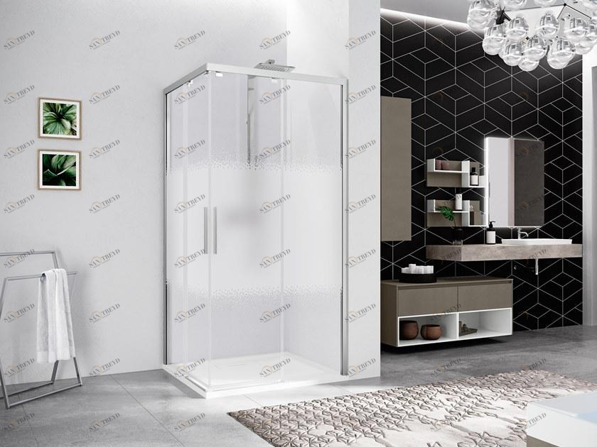 NOVELLINI Душевой уголок угловой с раздвижной дверцей Kuadra 2.0 sun-id-1366149