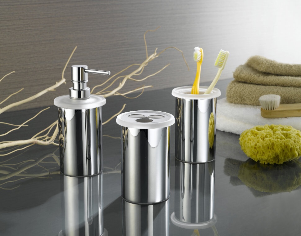 23023A Дозатор настольный цвет хром LANGBERGER LUGANO - Вид №2