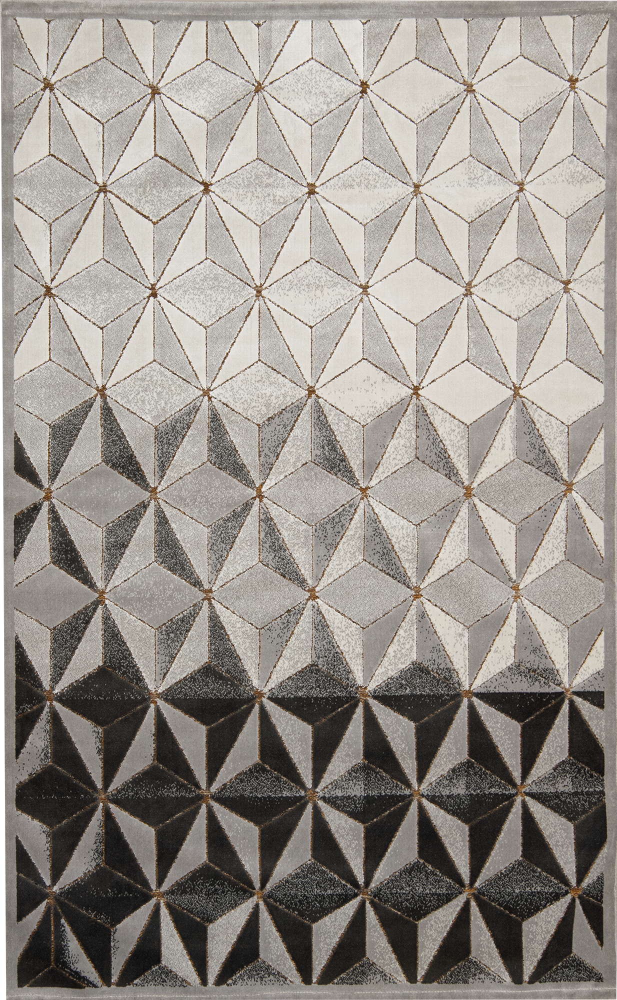 83604334 Ковер вискоза Рим 1072X 195х280 см цвет черный STLM-0042436 CTIM