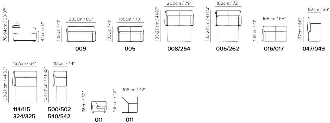 Natuzzi Угловой диван-кровать из ткани sun-id-1382136 - Вид №3
