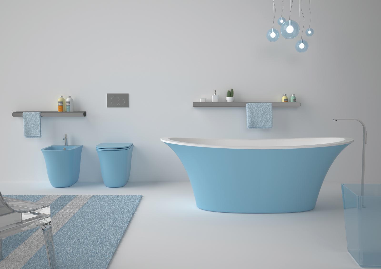 VAFL16 Акриловая ванна отдельностоящая GSG CERAMIC Flut - Вид №5