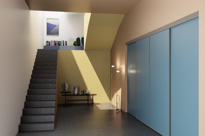 De Rosso Гардеробная со сверхлегкими раздвижными дверцами на заказ Aliante system sun-id-1402329 - Вид №28