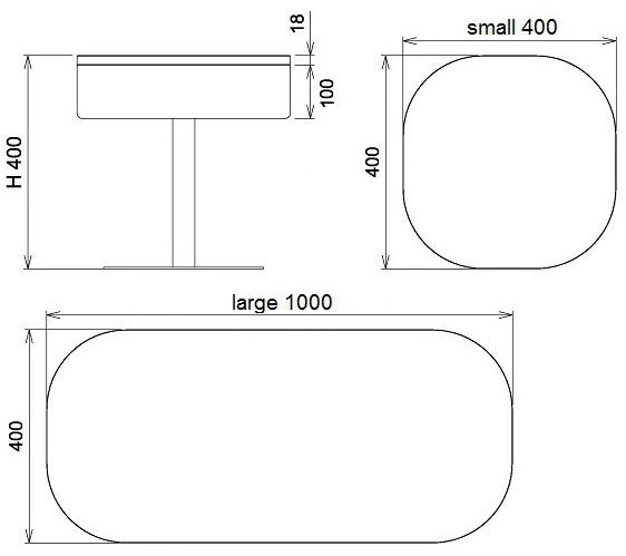 TABISSO Кофейный столик Typographia sun-id-1457945 - Вид №1