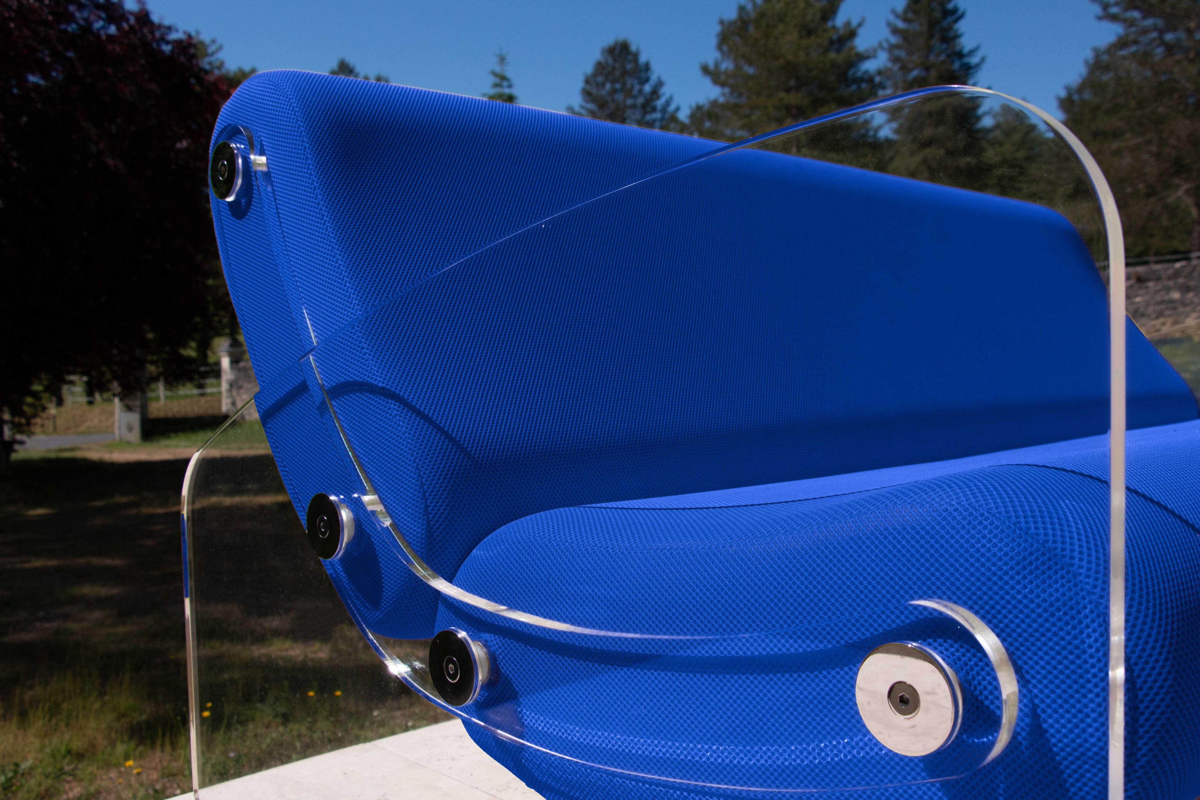 Кресло из ПММА и ткани с подлокотниками KUUMO MW03 ARCH-00110412 - Вид №4