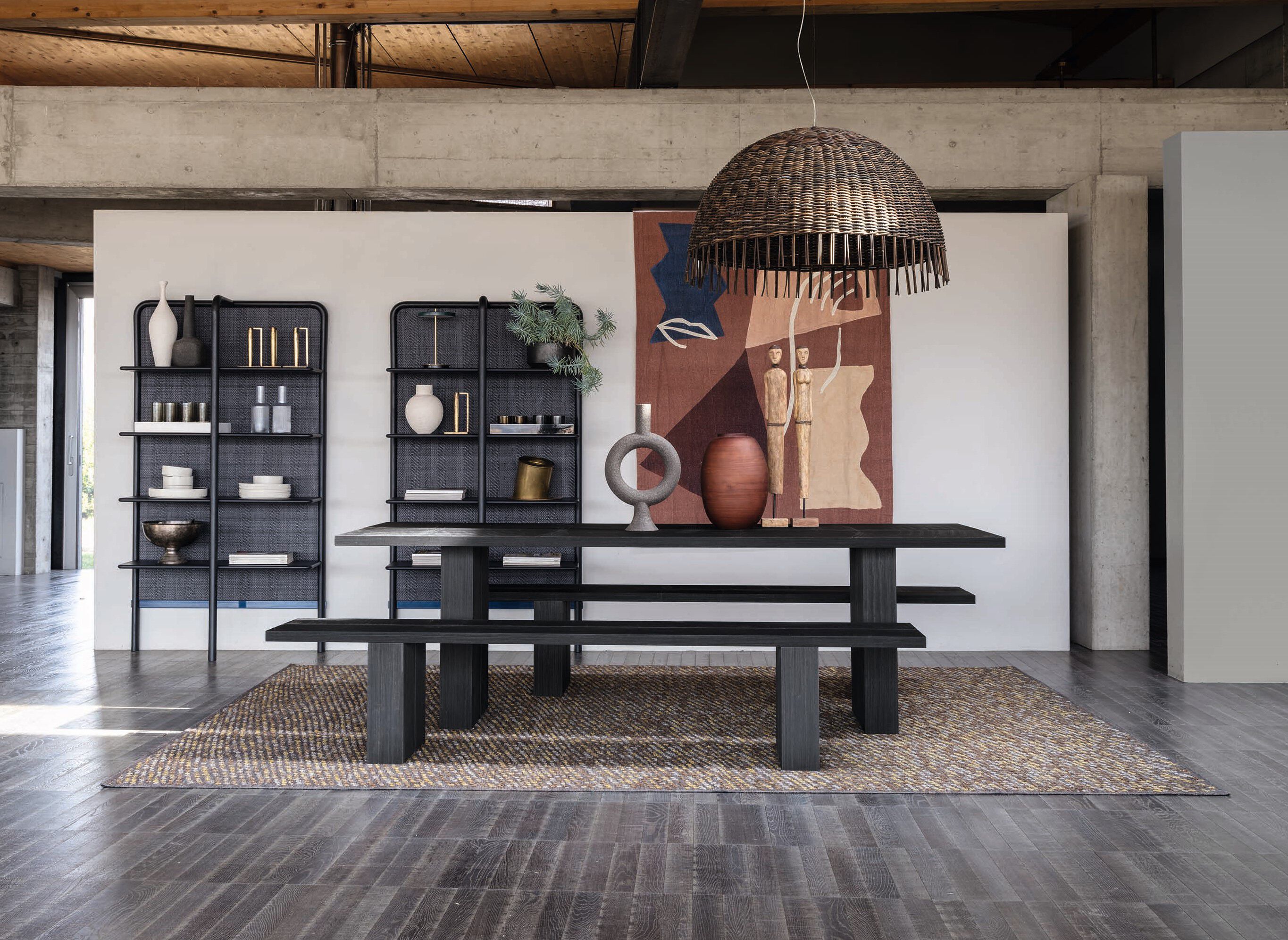 Деревянный прямоугольный стол Gervasoni яку ARCH-00044764 - Вид №8