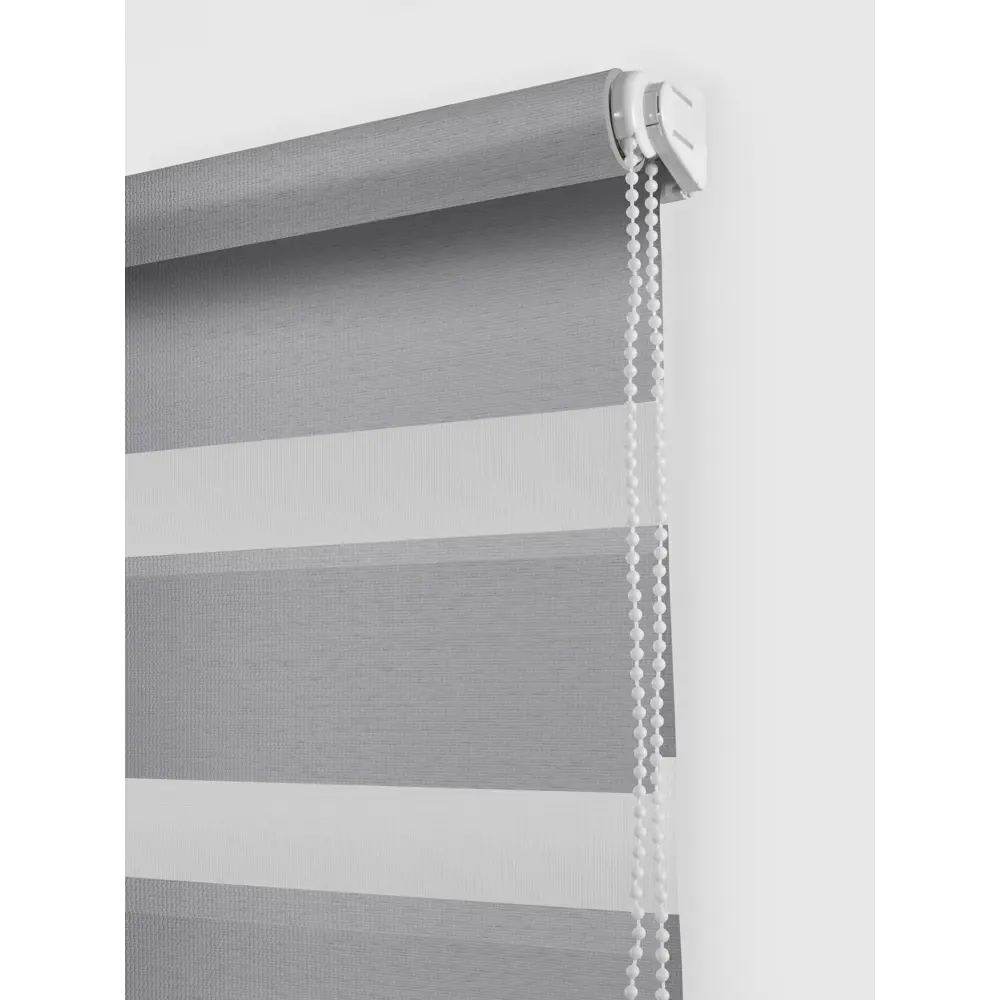 Штора рулонная день-ночь Madrid 50x160 см серая MIAMOZA Коллекция 2024г STLM-2003629 - Вид №1