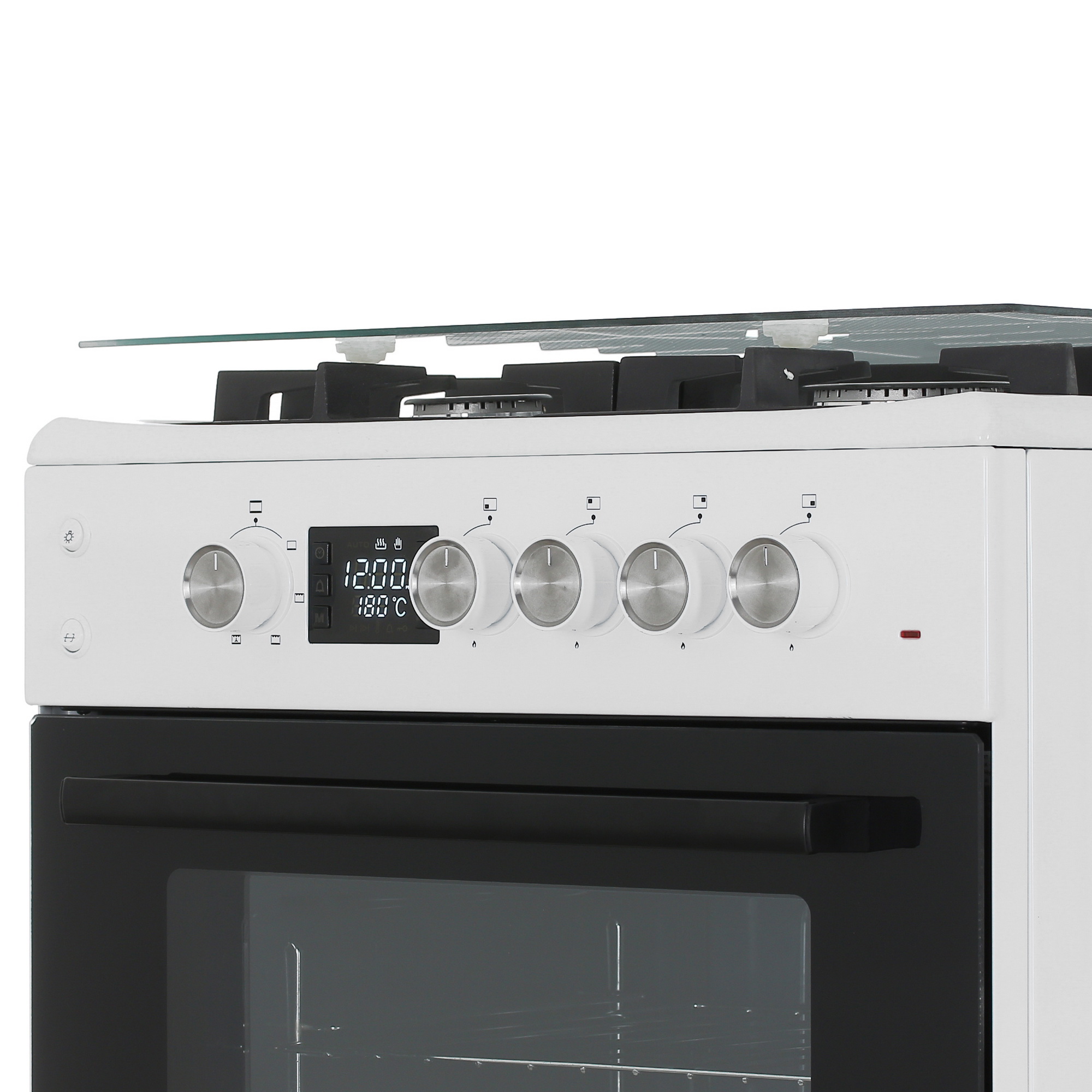 9082403 Комбинированная плита DEXP M26-1W белый STDN-0151553 - Вид №3