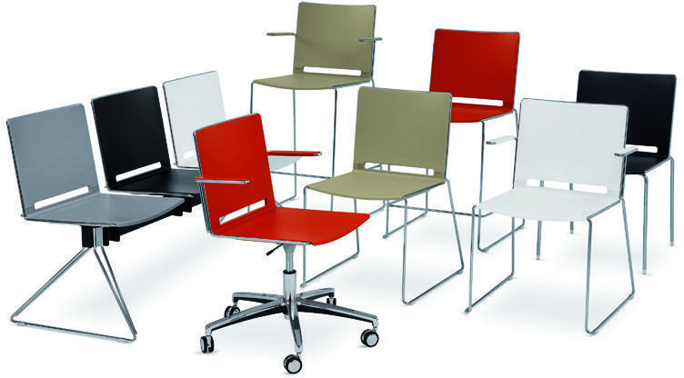 Diemmebi Высокий табурет из полипропилена со спинкой Lafilò sun-id-1438127 - Вид №3