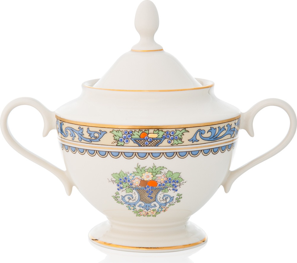 10536564 Lenox Сахарница Lenox "Осень" 12см Фарфор костяной 