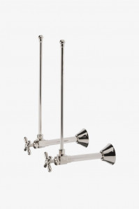 UNMS34 Комплекты подачи универсального углового смесителя 1/2 дюйма, внешний диаметр 3/8 дюйма Waterworks