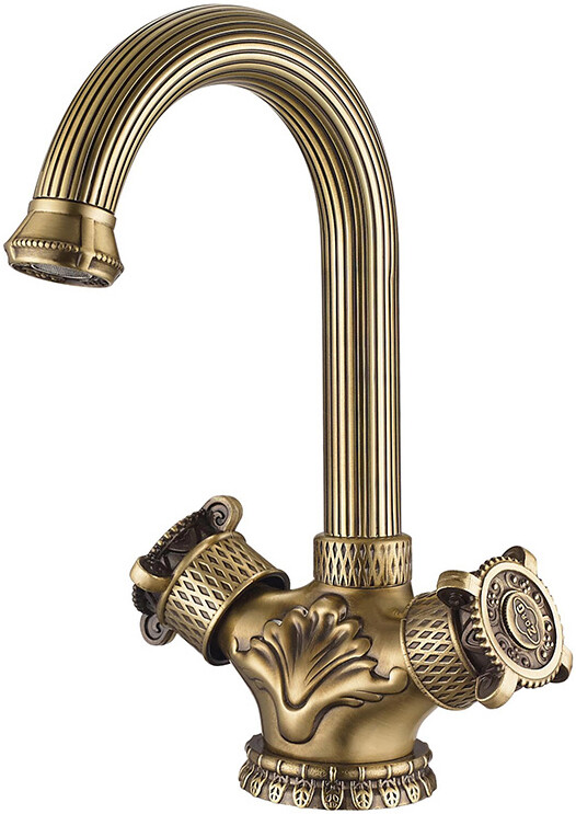 Смеситель ZorG Antic A 2008U-BR для раковины, бронза