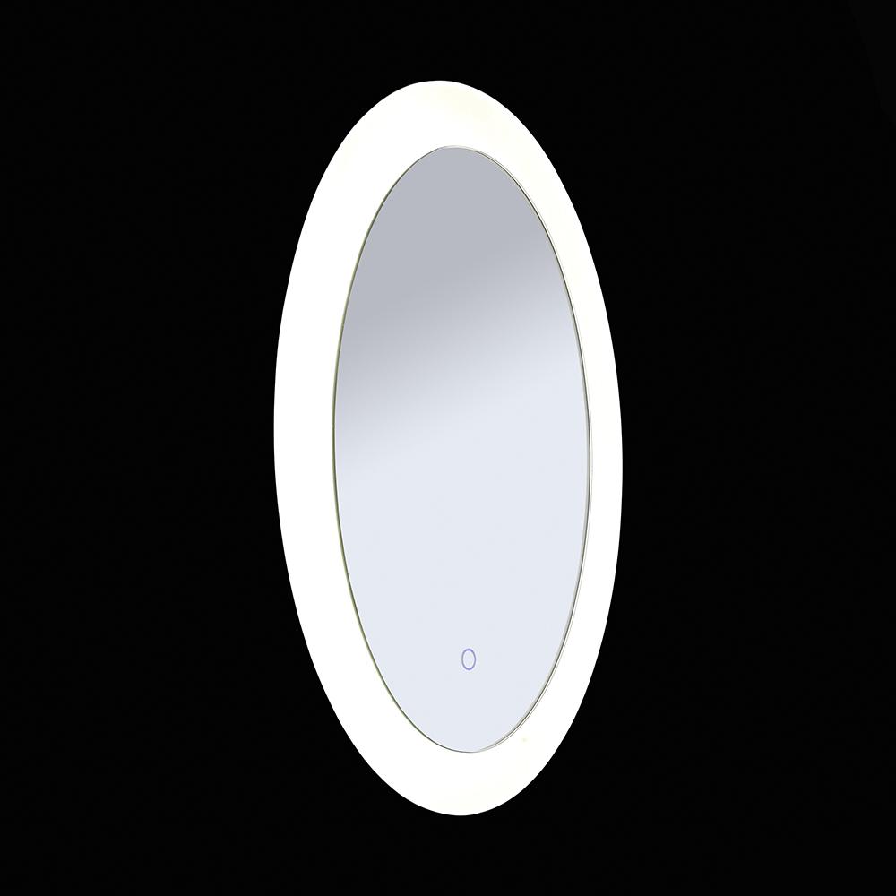 Овальное зеркало настенное белое ST Luce Spec SL030.141.01 ST LUCE SPECULO 076859 Зеркальный  - Вид №1