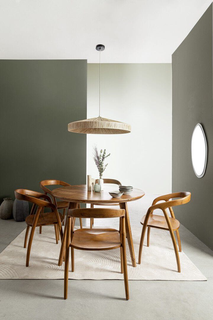 Стул из тикового дерева с подлокотниками BIZZOTTO DOTTY ARCH-00078735 - Вид №2