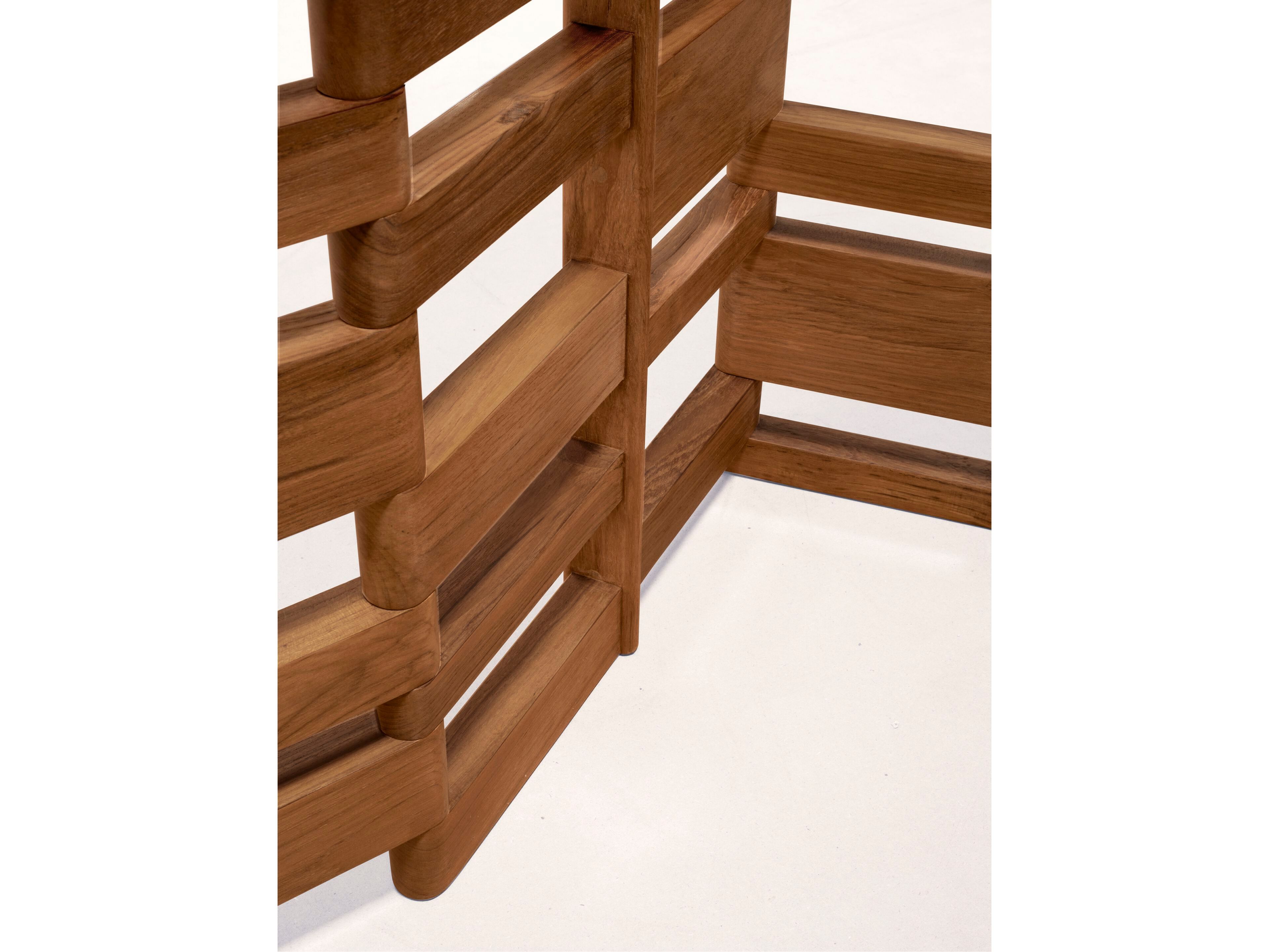 Разделитель комнаты из тикового дерева Phantom Hands X + L ARCH-00139797 - Вид №6